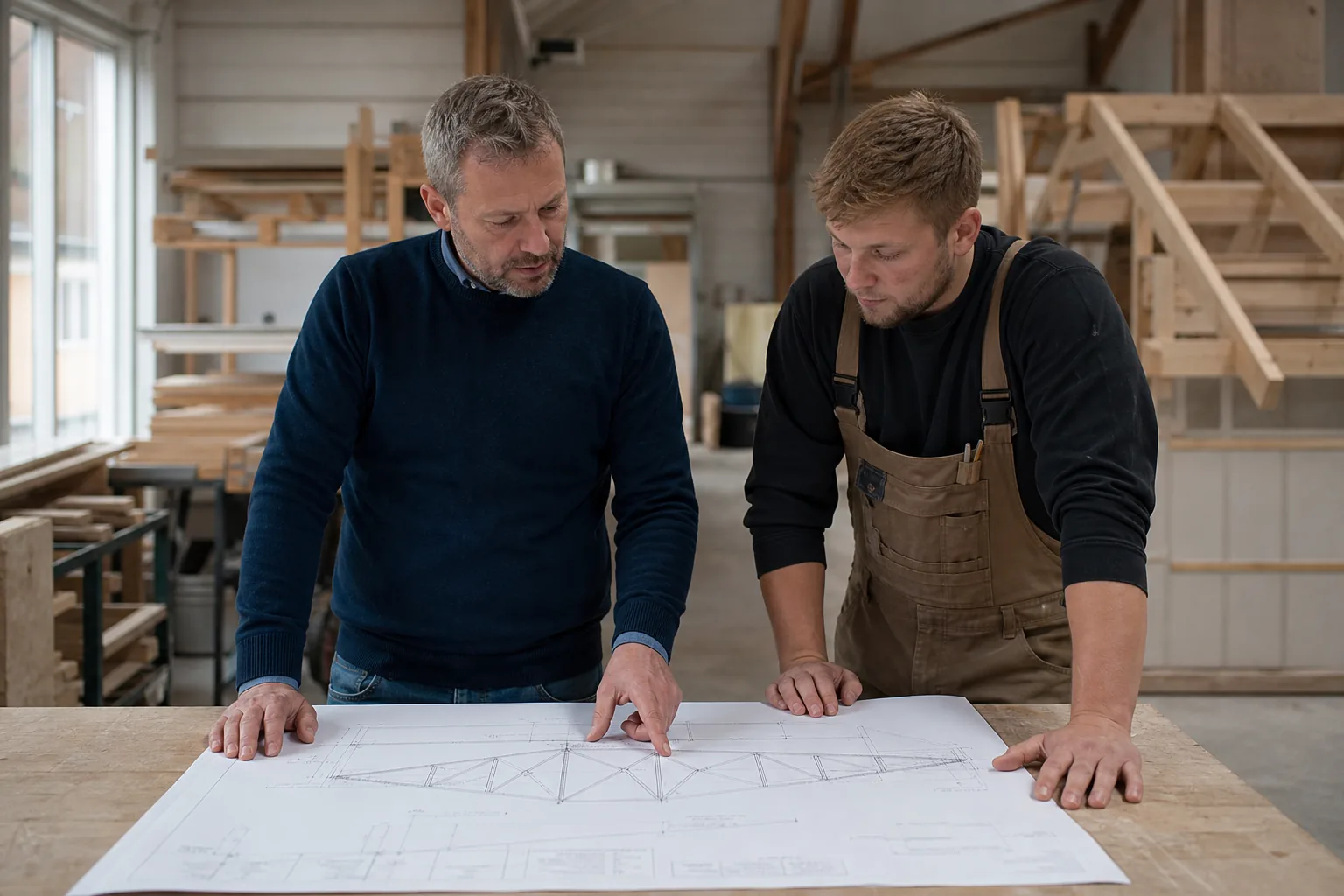 Virkelighedsnær dansk hverdagssituation, der illustrerer spærberegningens faglige grænse